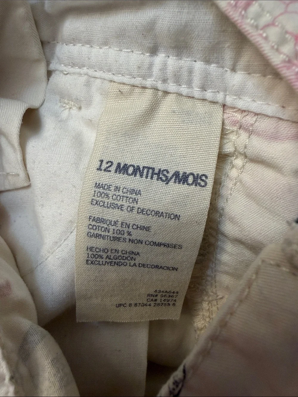 OshKosh B'gosh Hot Air Balloon Fine Corduroy Overalls 12 Months